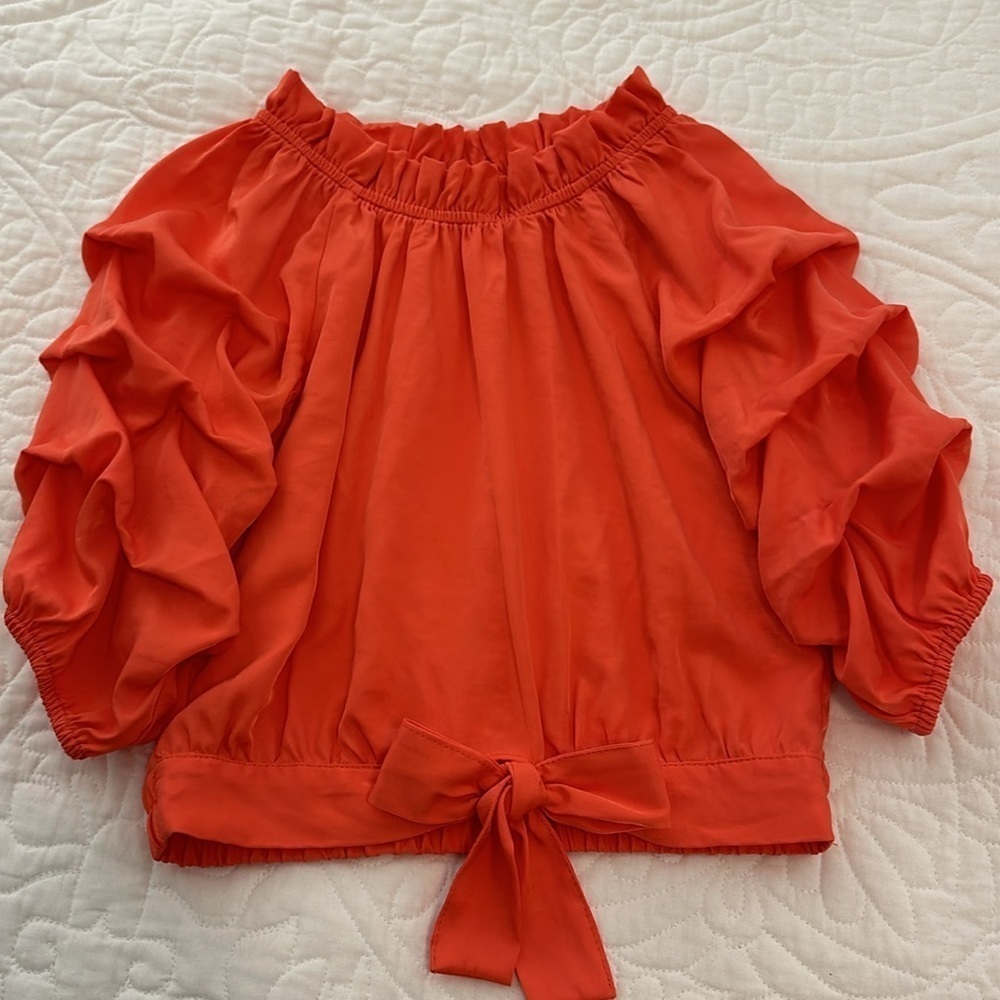 Habitual Girl’s Ruffled Sleeve Top, Size 10